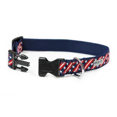 The Worthy Dog Bias Stars And Stripes Dog Collar 2 The Worthy Dog Bias Stars And Stripes Dog Collar - Image 2