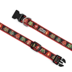 The Worthy Dog Ugly Christmas Sweaters Adjustable Dog Collar