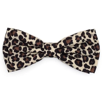 The Worthy Dog Leopard Bow Tie Adjustable Collar Attachment Accessory 4 The Worthy Dog Leopard Bow Tie Adjustable Collar Attachment Accessory - Image 4