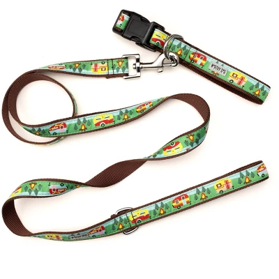 The Worthy Dog Happy Camper Dog Leash 1 The Worthy Dog Happy Camper Dog Leash