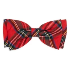 The Worthy Dog Red Black Multicolored Plaid Bow Tie Adjustable Collar Attachment Accessory -The Worthy Dog Shop GUEST f08648c9 096e 410f 81e5 a727cc1b1bdf