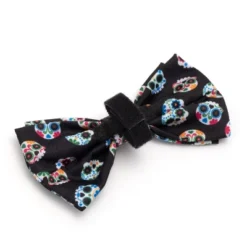 The Worthy Dog Skeletons Bow Tie Adjustable Collar Attachment Accessory