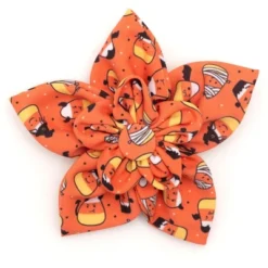 The Worthy Dog Candy Corn Ghouls Flower - Adjustable Pet Collar Accessory -The Worthy Dog Shop GUEST fdc6b1fe ee80 4224 b41c 3fd31e6640ed