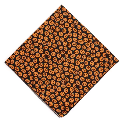 The Worthy Dog Jack-O-Lantern Bandana Accessory 1 The Worthy Dog Jack-O-Lantern Bandana Accessory
